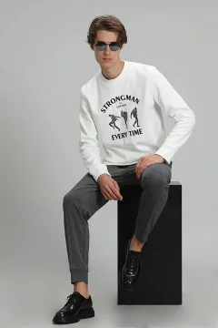 بنطال Larvı Jogger بقصة ضيقة للرجال رمادي داكن - Фото 3