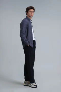 قميص بيتايا أساسي للرجال - مقاس مريح أنثراسايت - Фото 8