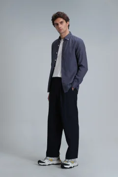 قميص بيتايا أساسي للرجال - مقاس مريح أنثراسايت - Фото 2