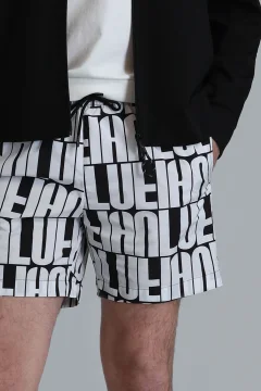 شورت السباحة الأبيض للرجال من بيلامي - Фото 6