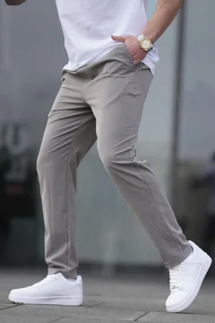 بنطلون رجالي انيق باللون الكاكي - Фото 2