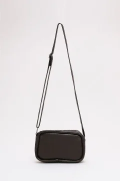 حقيبة كتف نسائي باللون القهوة - Фото 7