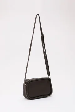 حقيبة كتف نسائي باللون القهوة - Фото 2