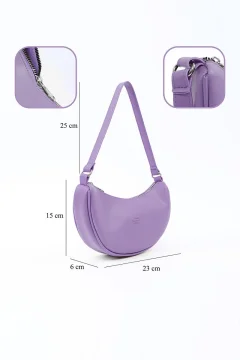 حقيبة يد وكتف من الجلد الصناعي - Фото 4