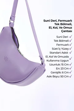 حقيبة يد وكتف من الجلد الصناعي - Фото 7