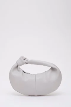 حقيبة يد باللون الرمادي - Фото 3