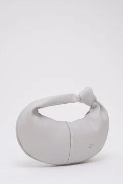 حقيبة يد باللون الرمادي - Фото 6