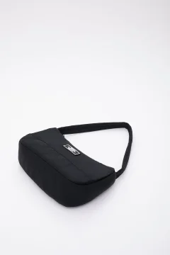 حقيبة يد وكتف نسائية باللون الأسود بسحاب واحد - Фото 9