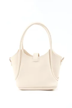 حقيبة يد كتف باللون الابيض - Фото 7