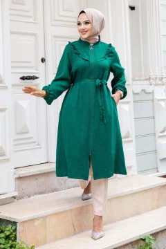 تونيك نسائي باللون الأخضر الزمردي - Фото 8