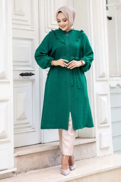 تونيك نسائي باللون الأخضر الزمردي - Фото 7