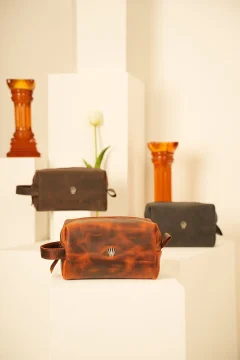 حقيبة يد من الجلد الأصلي - Фото 3