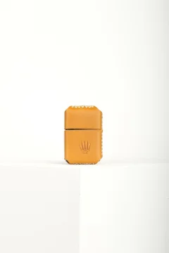 ولاعة بنزين مع غلاف من الجلد الاصلي - Фото 4