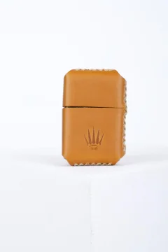 ولاعة بنزين مع غلاف من الجلد الاصلي - Фото 2