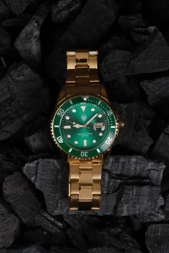 ساعة ريتشارد جولد جرين ستيل - Фото 3