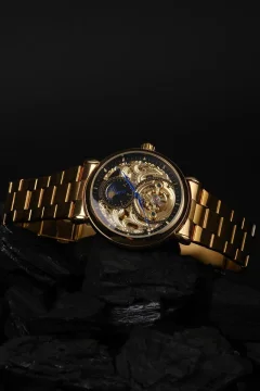 ساعة يد جينيفر توربيليون الذهبية - Фото 2