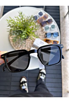 مجموعة مزدوجة من النظارات الشمسية باللون الأسود والبني الداكن للجنسين - Фото 3