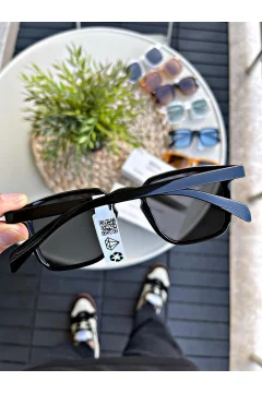 مجموعة مزدوجة من النظارات الشمسية باللون الأسود والبني الداكن للجنسين - Фото 4