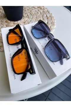 مجموعة من النظارات الشمسية ذات اللون الرمادي والبرتقالي العتيق للجنسين - Фото 2