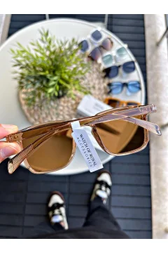 طقم نظارات شمسية كلاسيكية باللون الرمادي الوردي للنساء والرجال - Фото 5