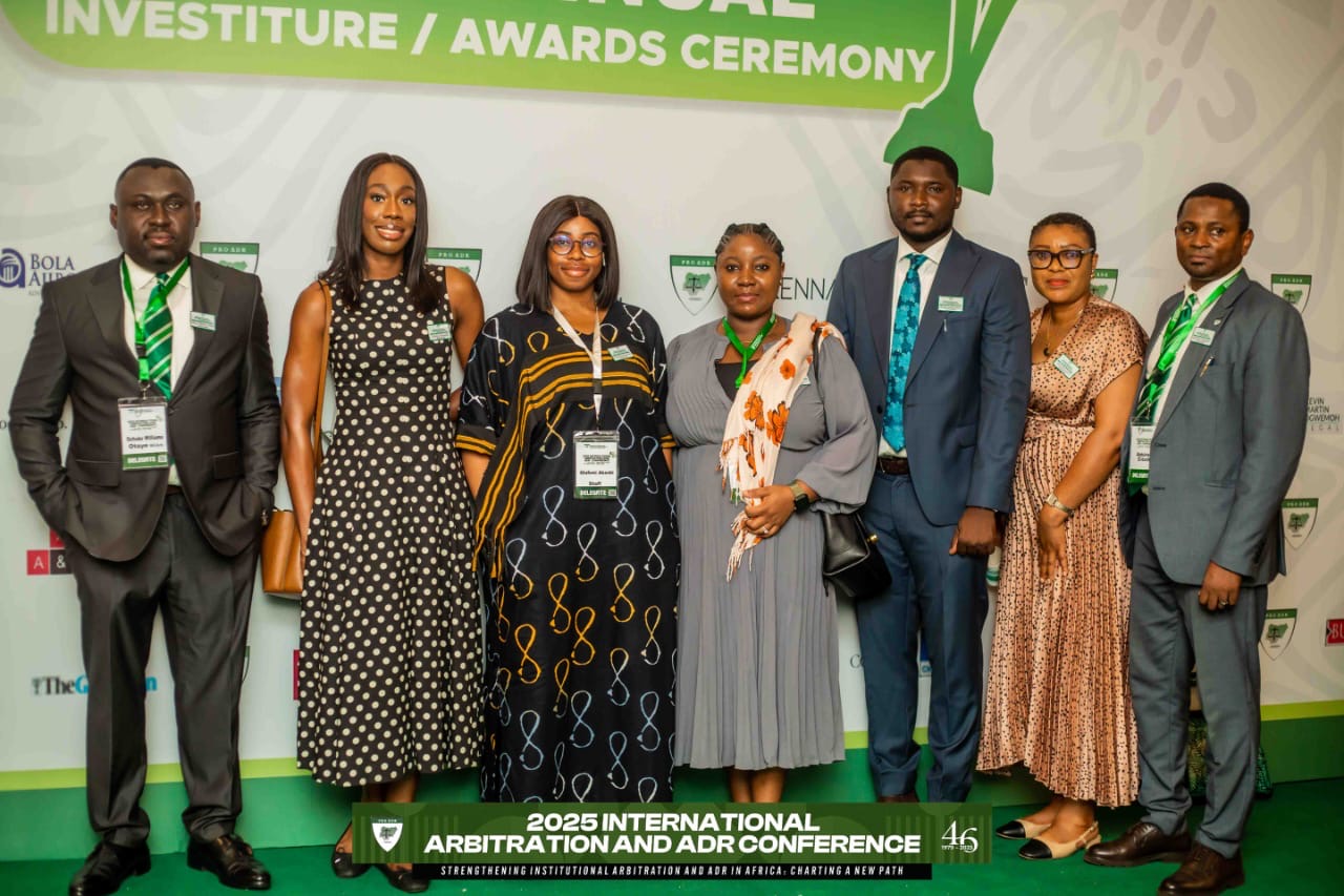 Induction into the institute of chartered arbitration