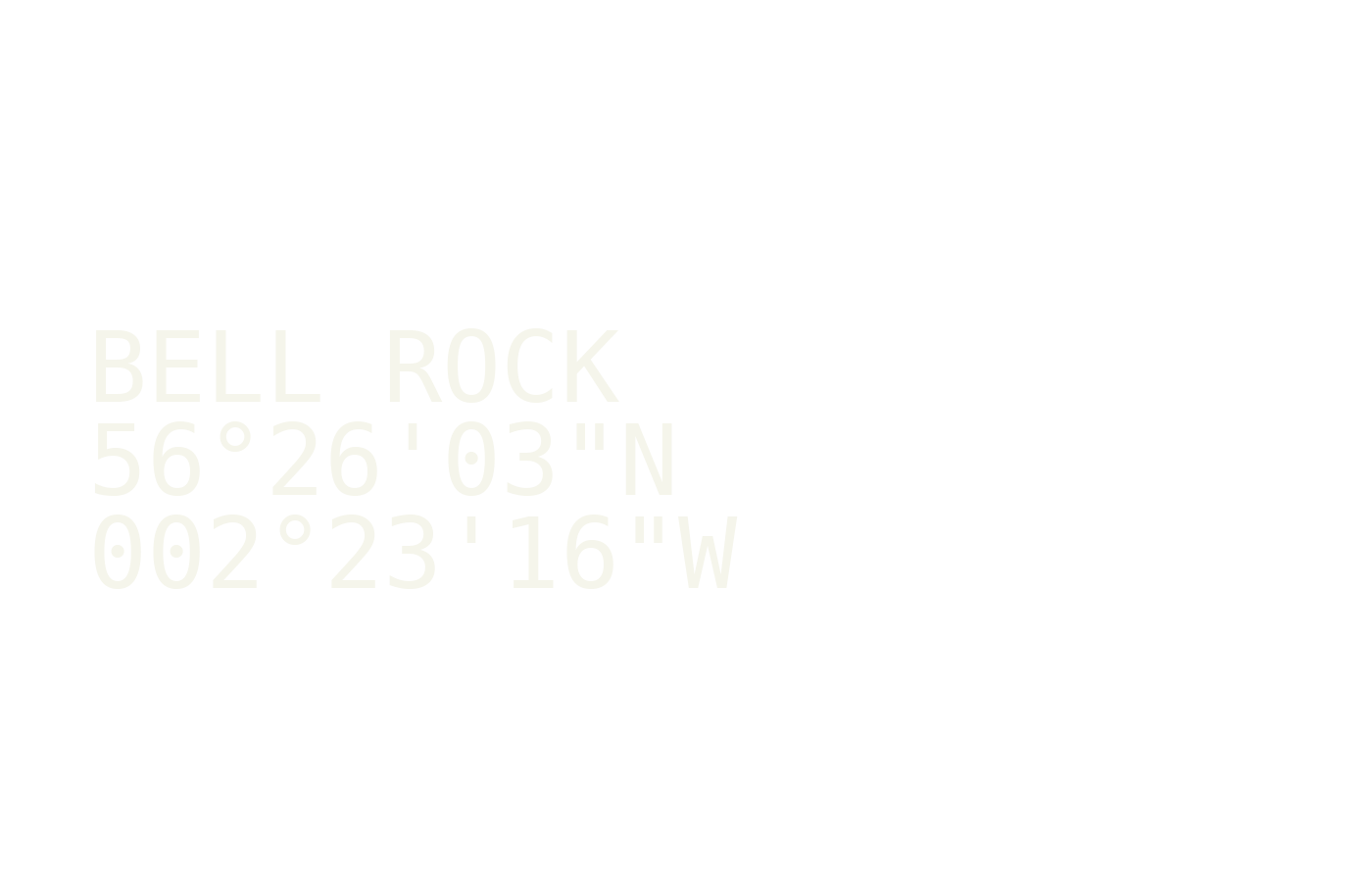 BELL ROCK design detail