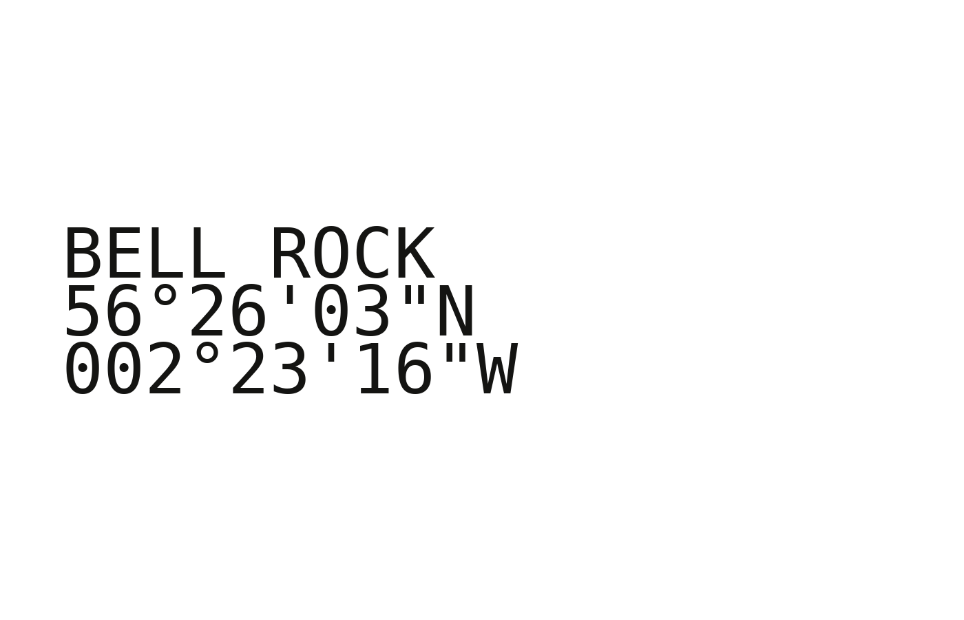 BELL ROCK design detail