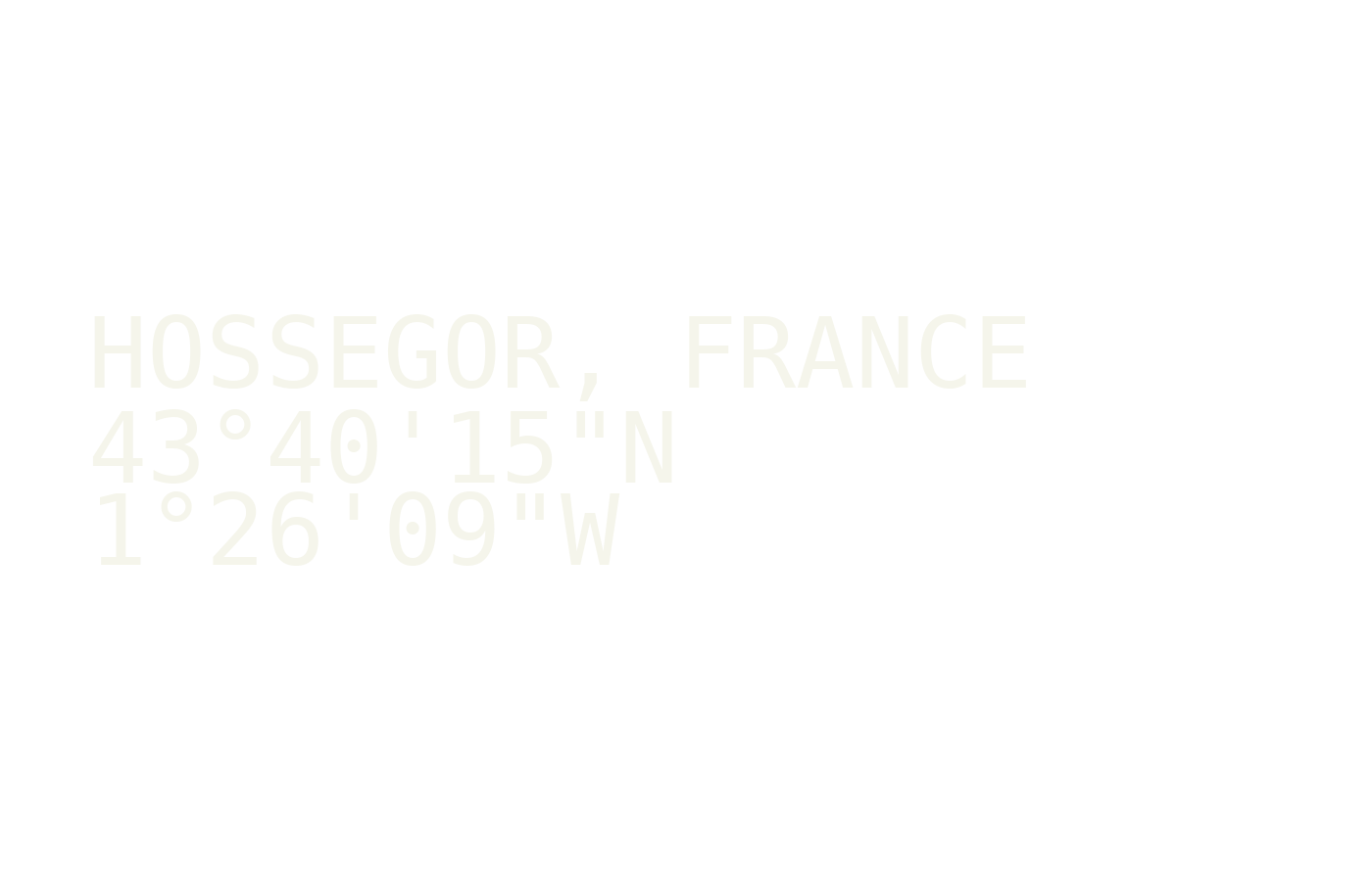 HOSSEGOR design detail