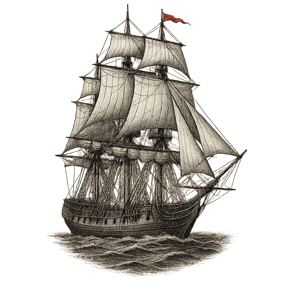 FULL-RIGGED SHIP back thumbnail