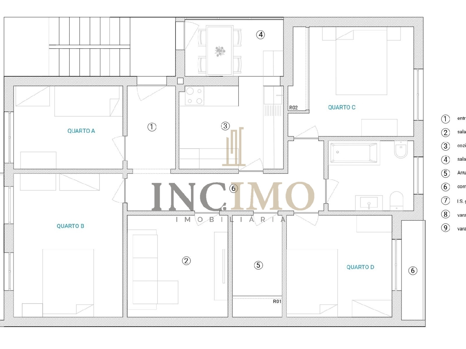  à vendre appartement Paúl Coimbra 1