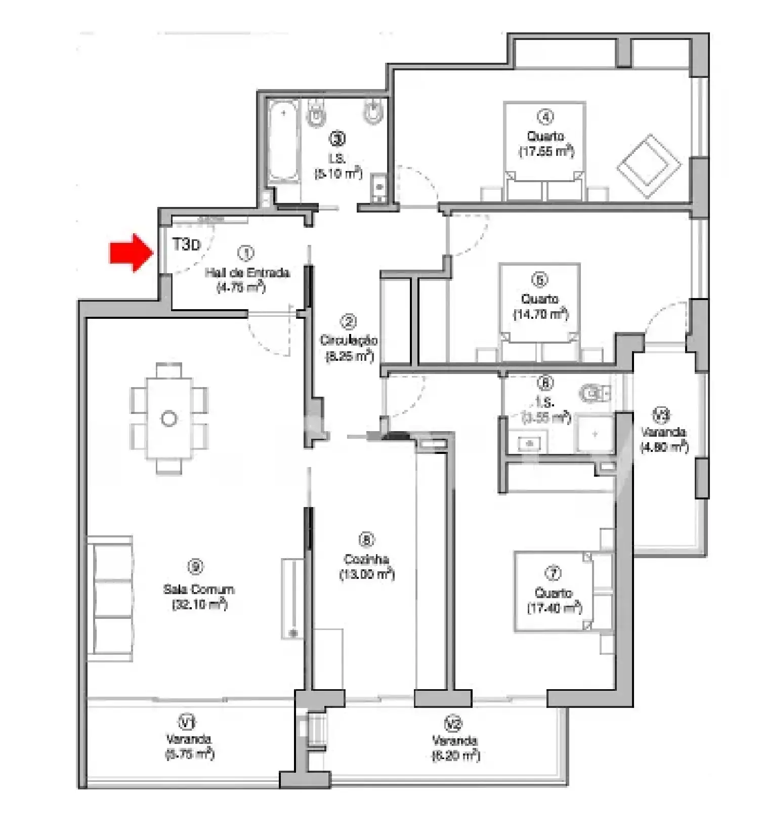  te koop appartement Figueira da Foz Figueira Da Foz 3