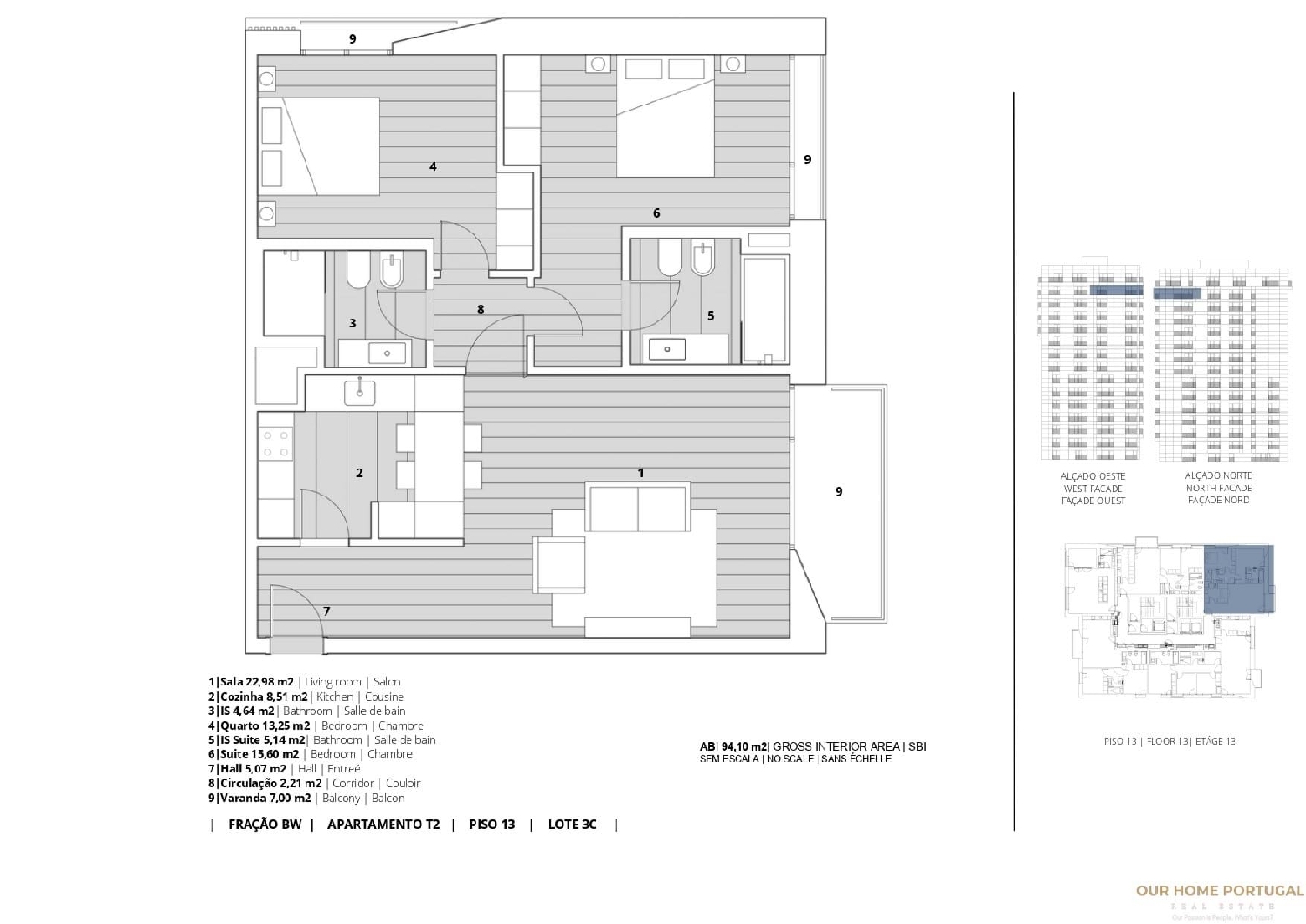  à vendre appartement Lisbonne Lisbonne 7