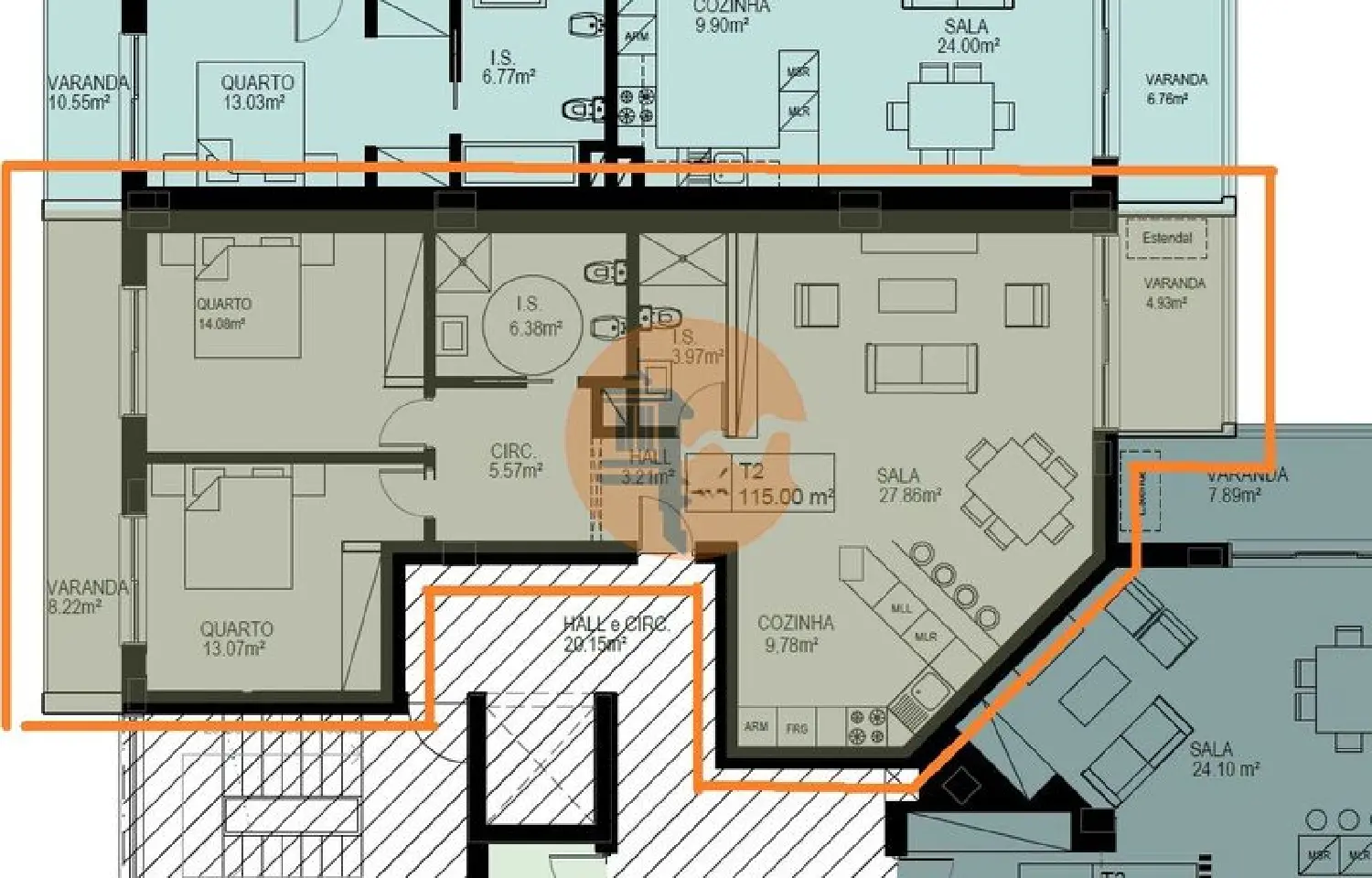  te koop appartement Santa Luzia Loulé 1
