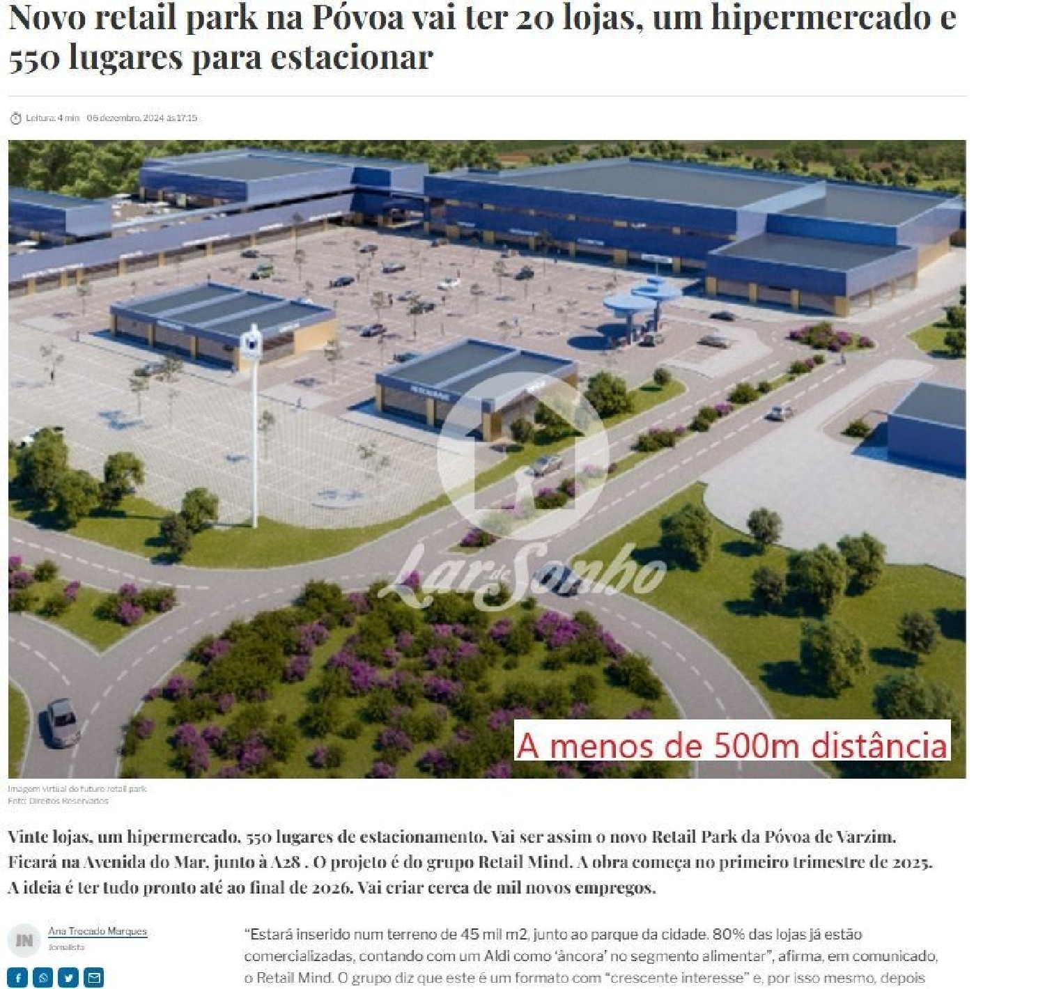 te koop terrein Argivai Póvoa De Varzim 2