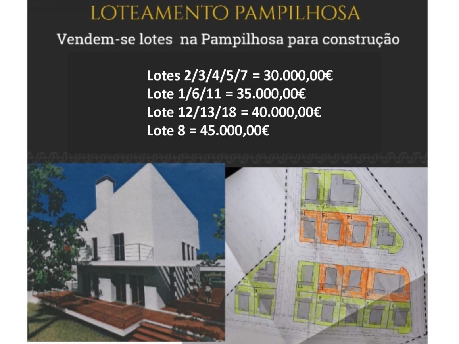  te koop terrein Pampilhosa Mealhada 1