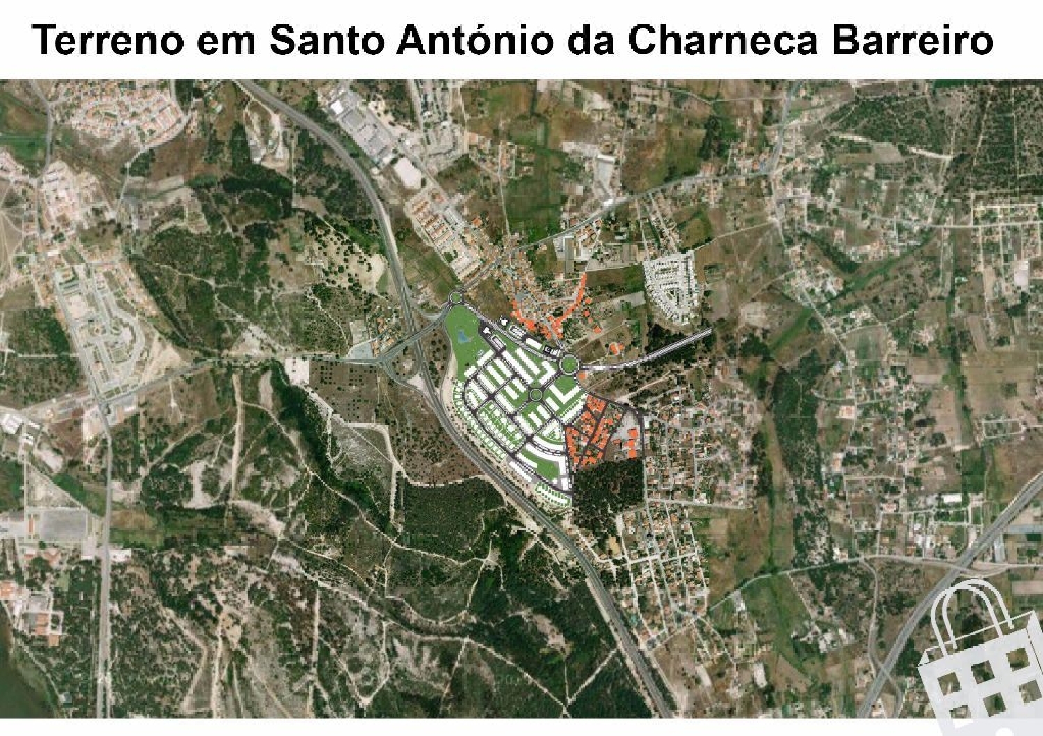 à venda terreno Santo António da Charneca Barreiro 3