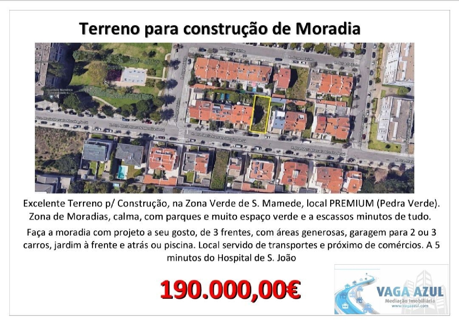 te koop terrein São Mamede de Infesta Matosinhos 2