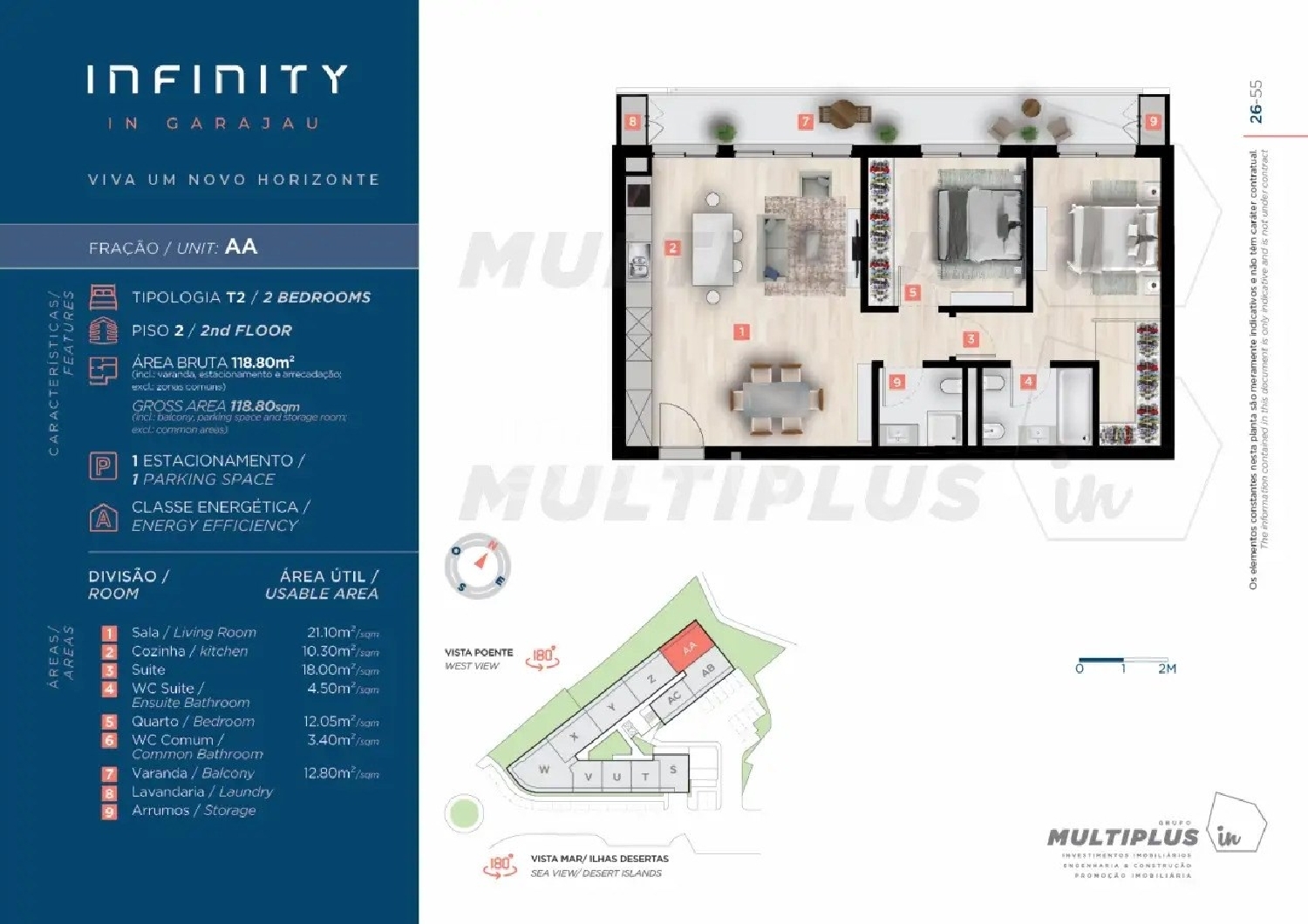  à vendre appartement Santa Cruz Santa Cruz 4