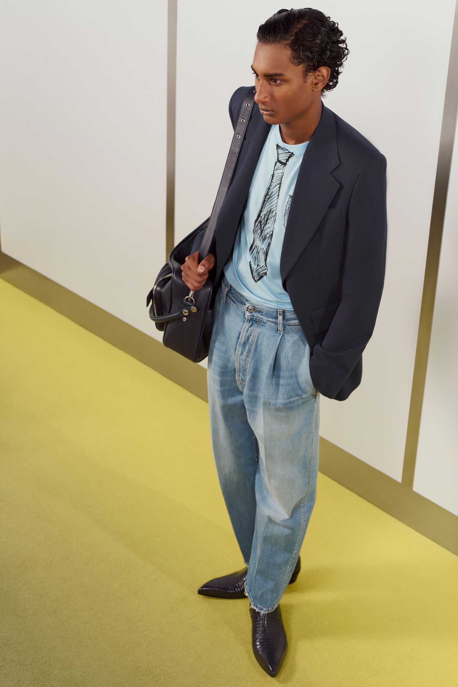Look 2: Acne Studios Men's SS27. Courtesy Acne Studios.