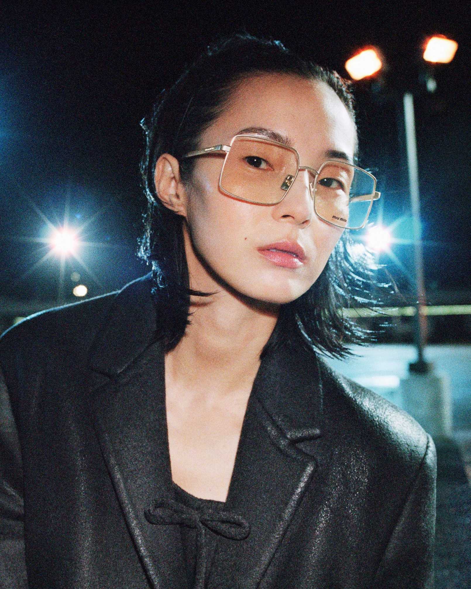 Xiao Wen Ju for the Miu Miu FW26 Campaign. Courtesy Miu Miu.
