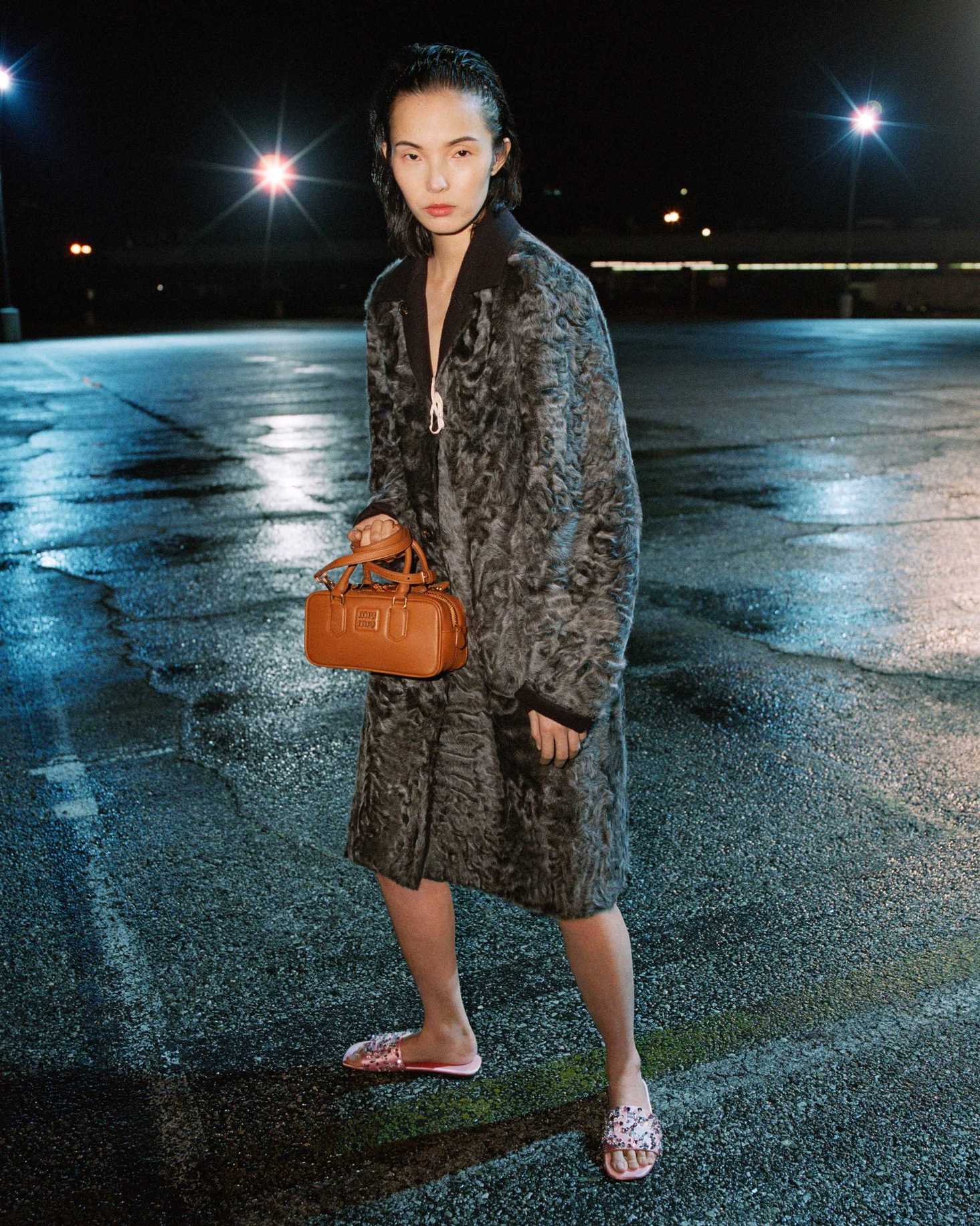 Xiao Wen Ju for the Miu Miu FW26 Campaign. Courtesy Miu Miu.