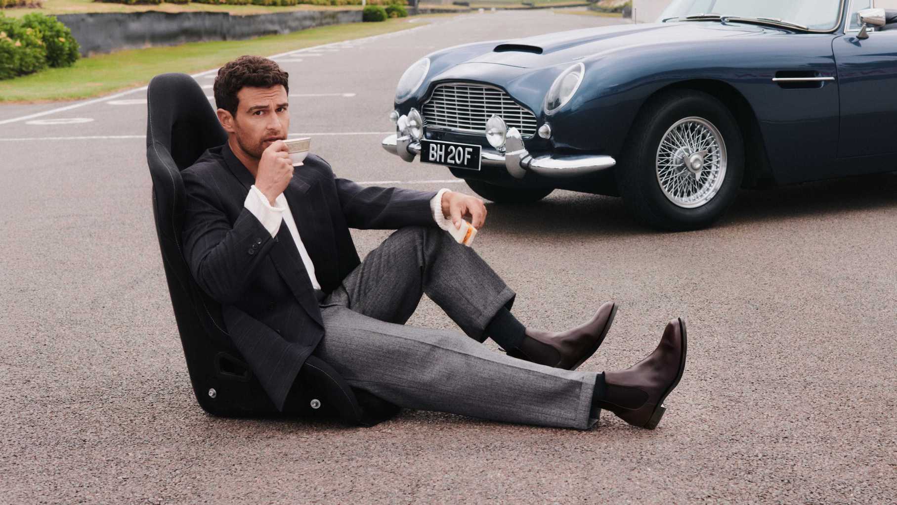 Theo James wears the Stanhope