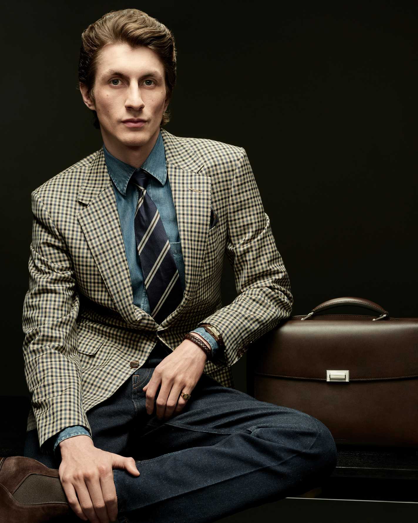 dunhill AW26 Campaign Ethan James Green