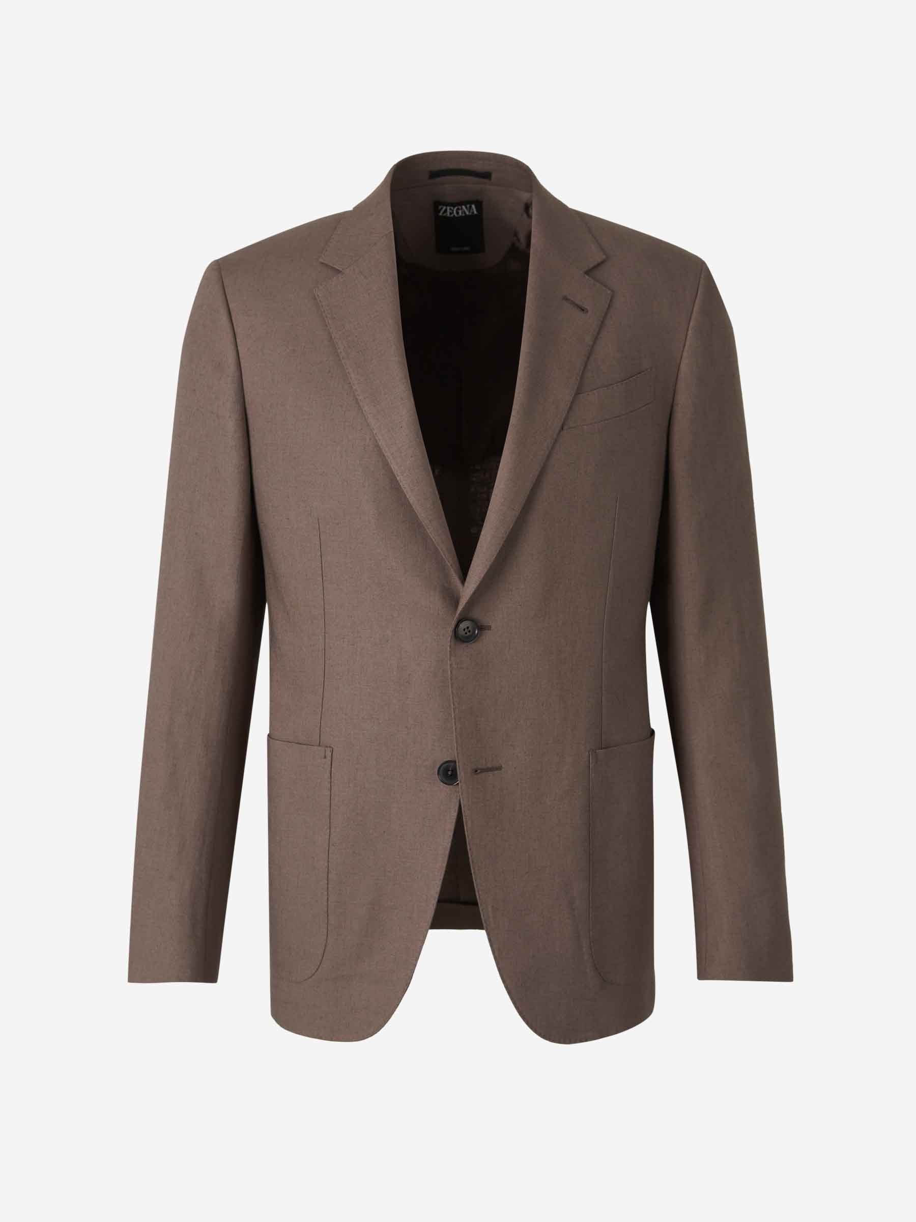 Zegna Straight Linen Blazer - IT 48
