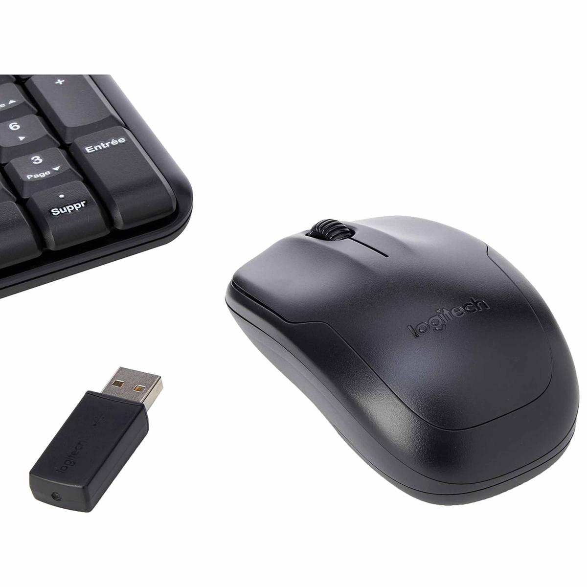 Logitech MK220 Wireless Mouse And Keyboard Kit Azerty Layout French FR Set - Picture 3 of 5