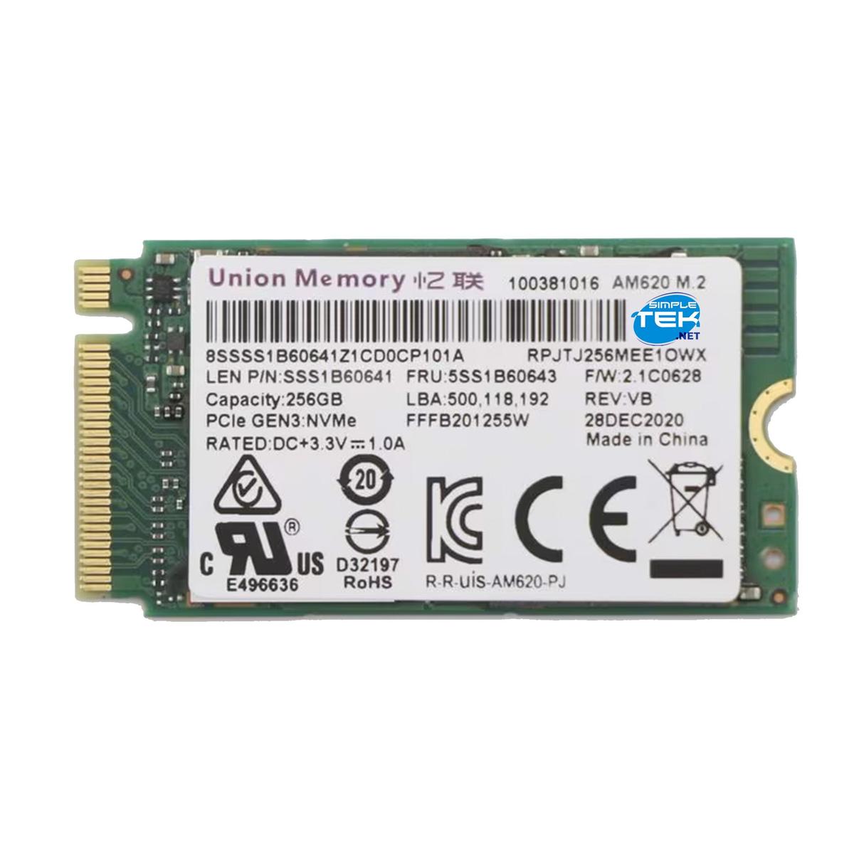 Lenovo Union Memory Am620 Ssd M.2 2242 128Gb Pcie Nvme 5Ss0W79483