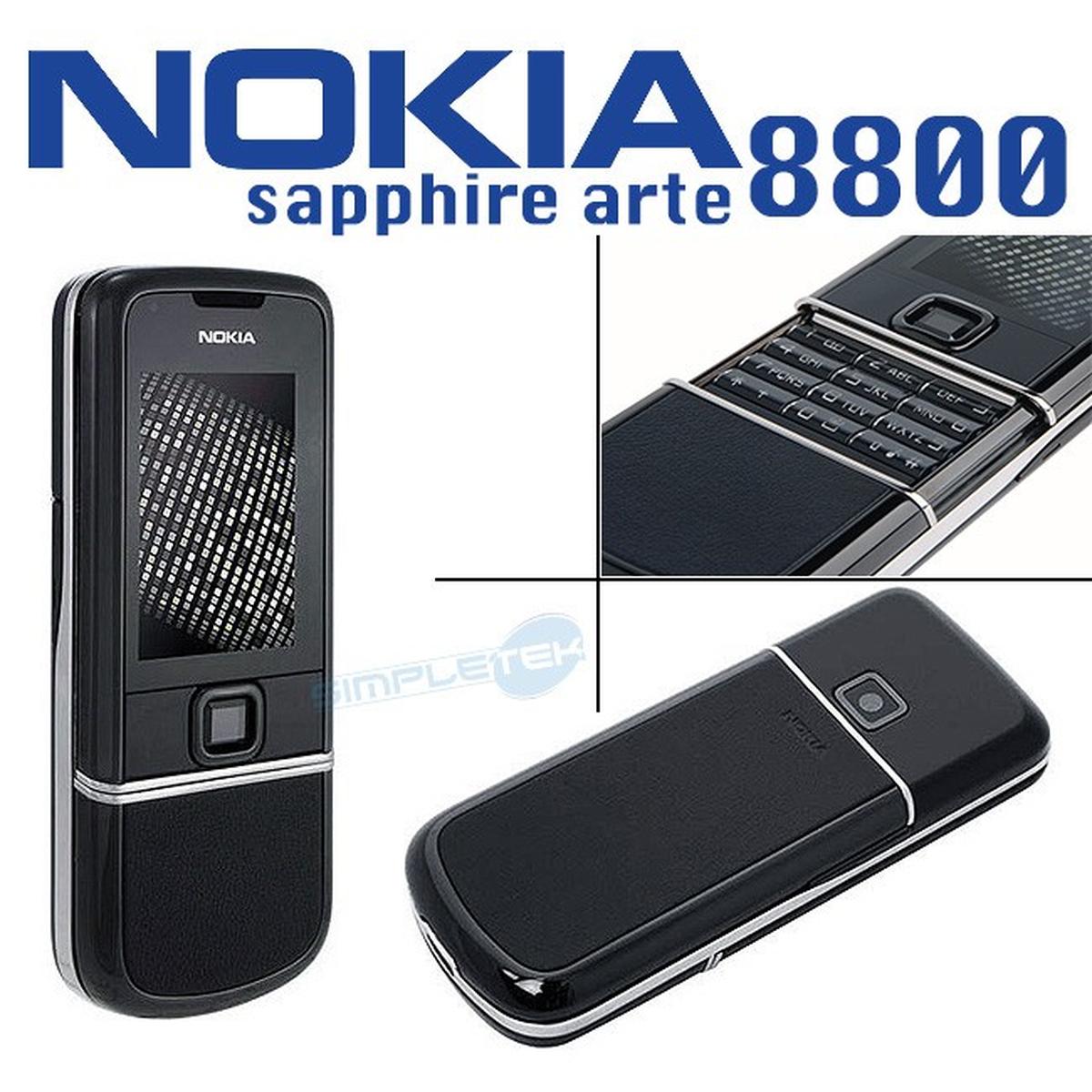 Nokia 8800 Carbon Arte 4gb (2008 年 11 月) Nokia 8800 Carbon Arte Black 8800e 3G UMTS 2100 3MP Bluetooth 4GB