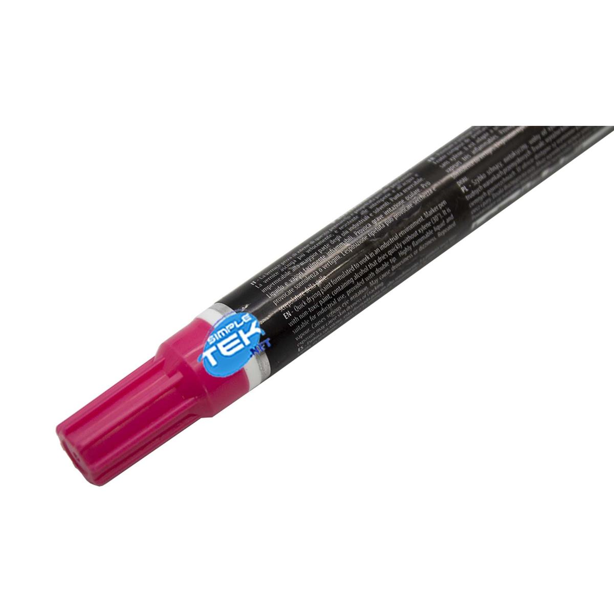 как выглядит Indelible Pink Marker 10ml Industrial Marker Plastic Glass Metal фото