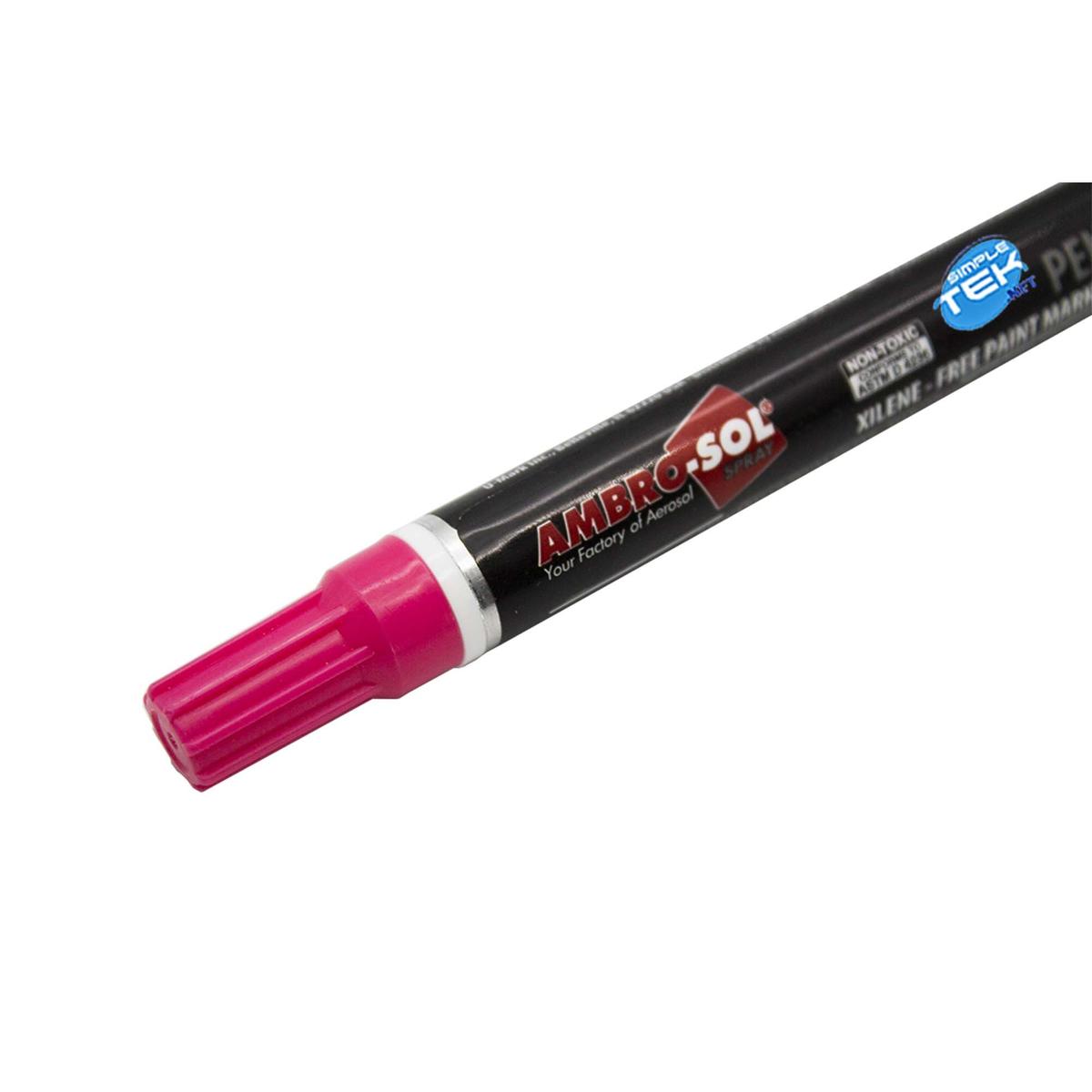 как выглядит Indelible Pink Marker 10ml Industrial Marker Plastic Glass Metal фото