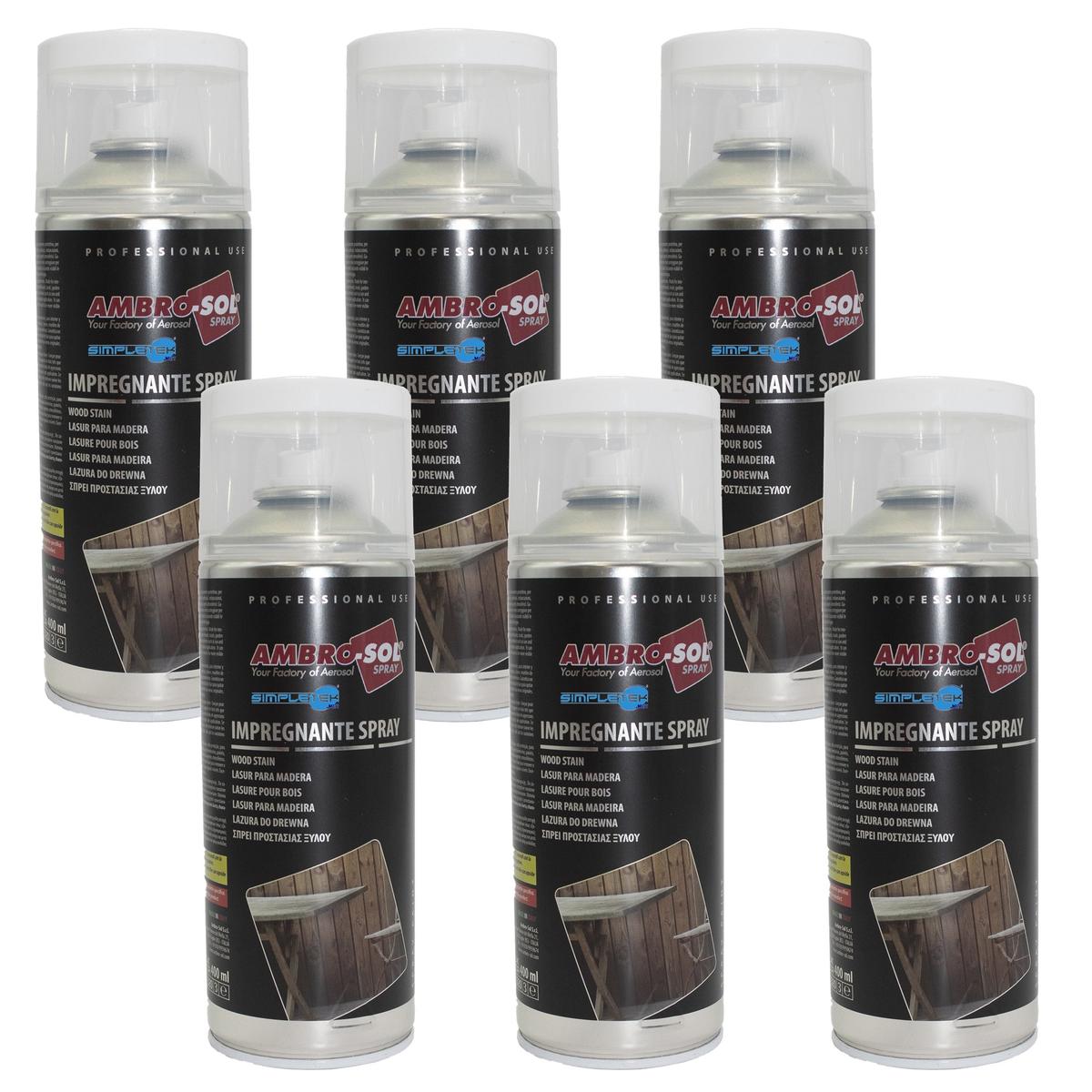 Impregnating Spray for White Wood Protective Fixtures Pergolas Boats 400ml_